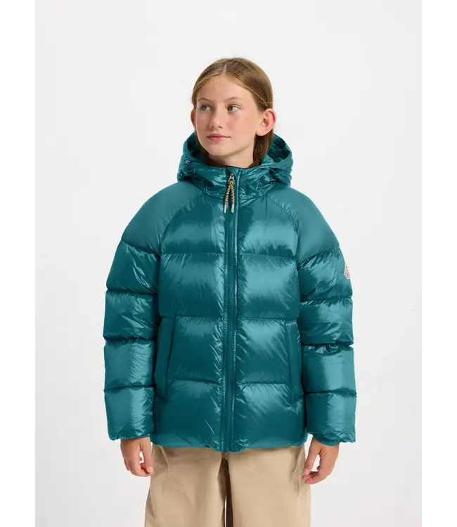 PYRENEX STEN hooded down jacket Deep Lagoon