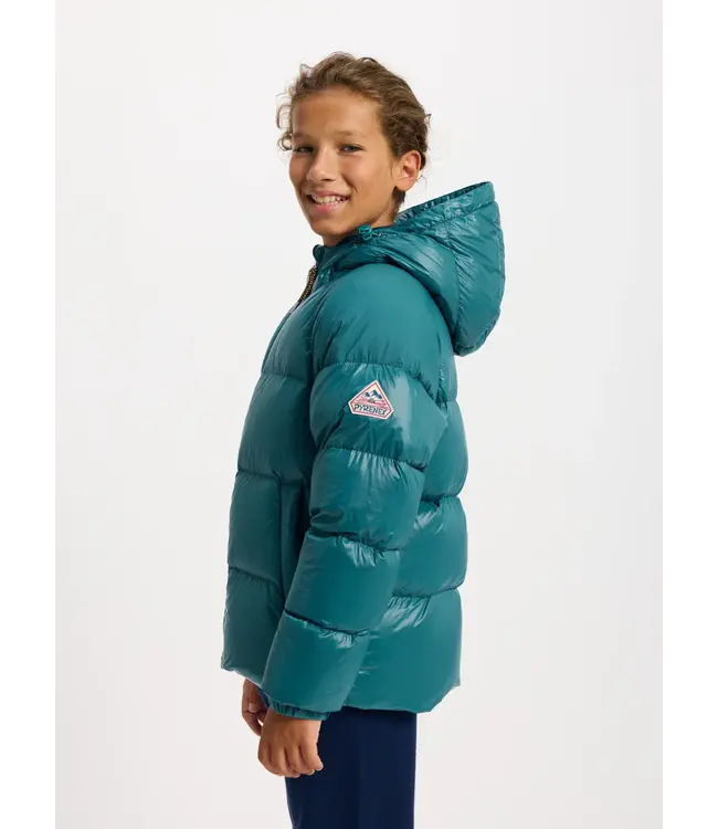 PYRENEX STEN hooded down jacket Deep Lagoon