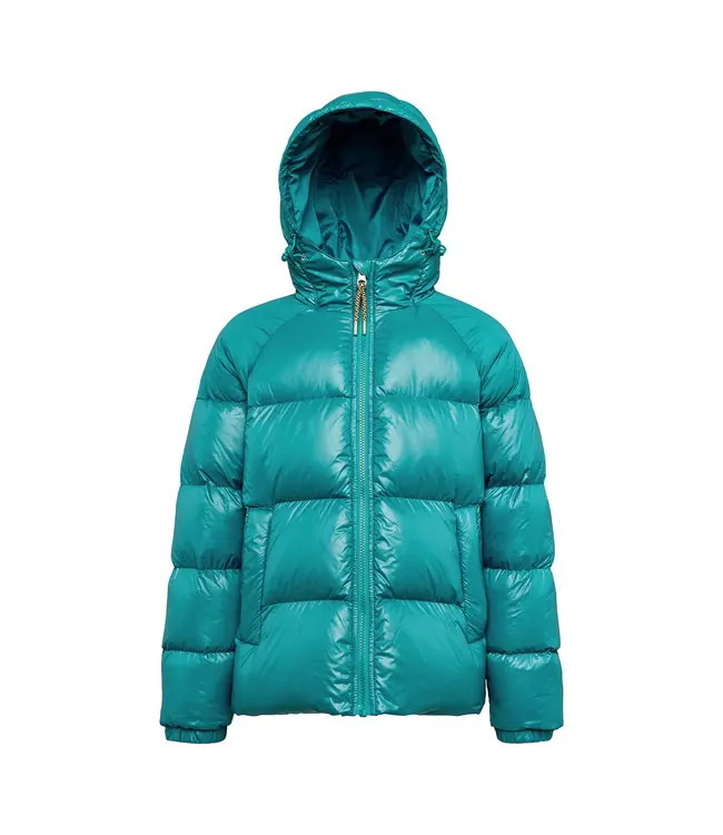 PYRENEX STEN hooded down jacket Deep Lagoon