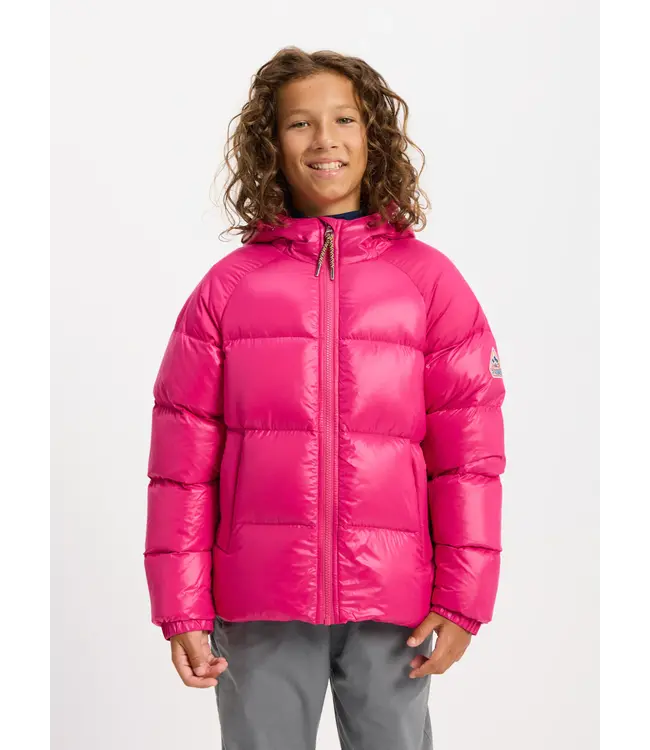 PYRENEX STEN hooded down jacket Cyclamen