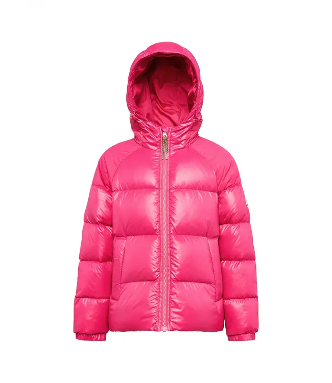 PYRENEX STEN hooded down jacket Cyclamen