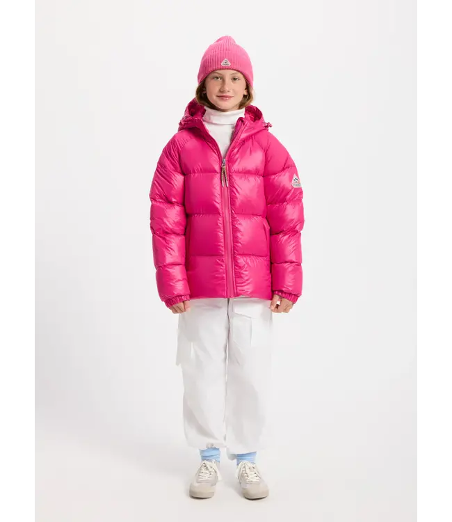 PYRENEX STEN hooded down jacket Cyclamen