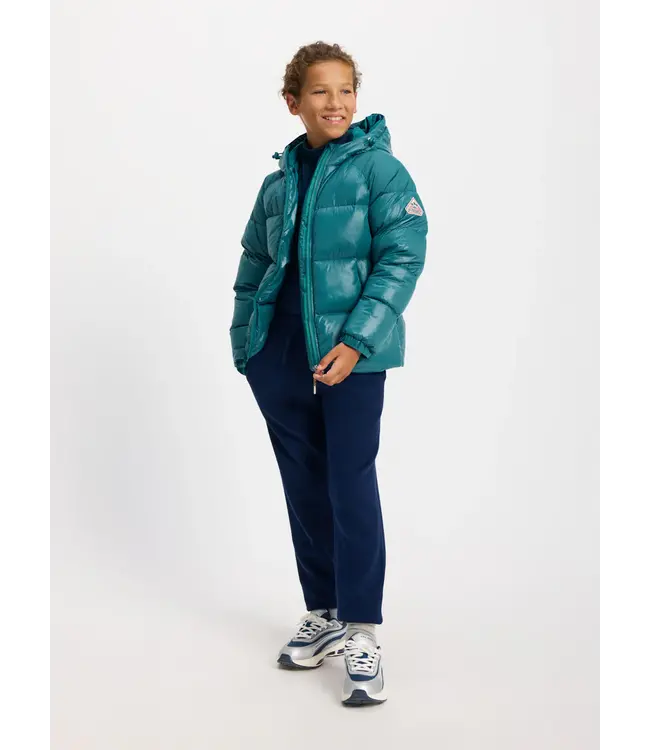 PYRENEX STEN hooded down jacket Deep Lagoon