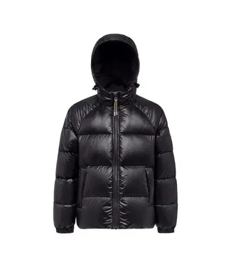 PYRENEX STEN Unisex hooded down jacket Black