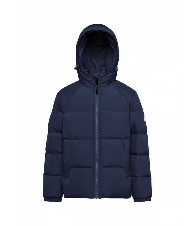 PYRENEX STEN SMOOTH Unisex Hooded Down Jacket Deep Ink