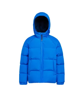 PYRENEX STEN SMOOTH unisex hooded kids down jacket Adriatic