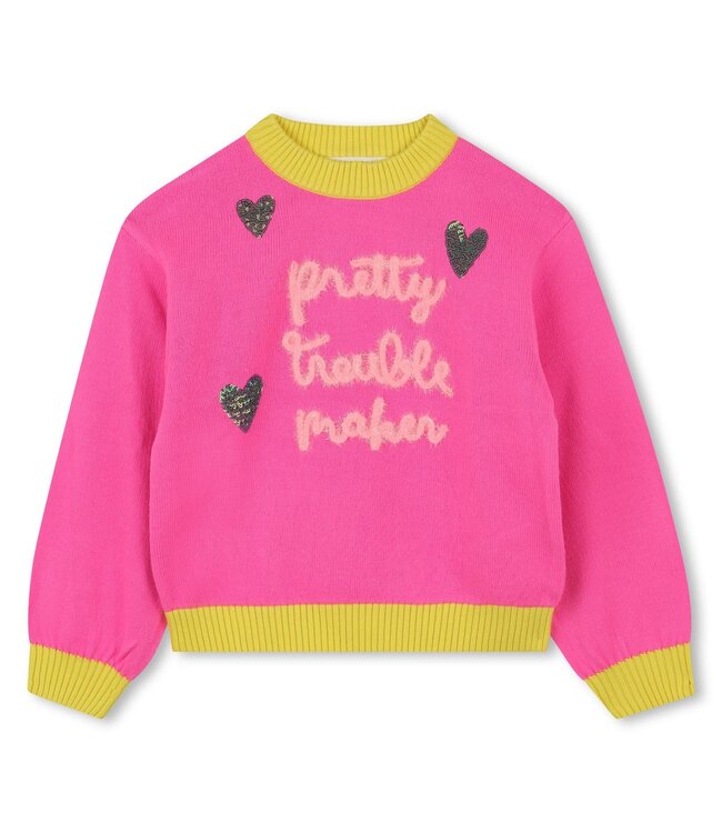 Billieblush Trui Pretty Trouble Maker
