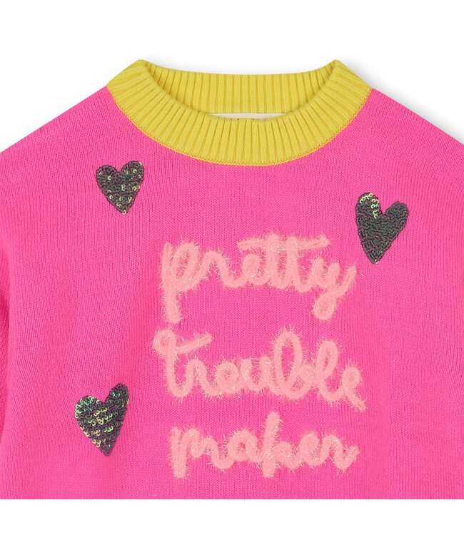 Billieblush Trui Pretty Trouble Maker