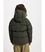 PYRENEX STEN SMOOTH  Unisex Hooded Down Jacket in Deep Khaki