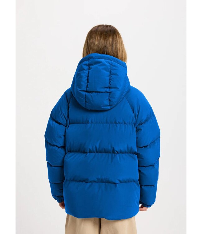 PYRENEX STEN SMOOTH unisex hooded kids down jacket Adriatic
