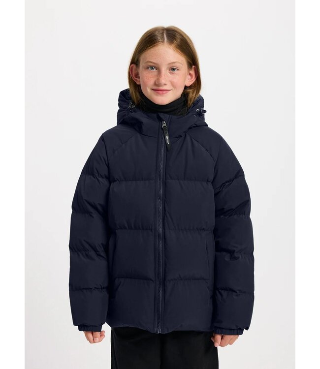 PYRENEX STEN SMOOTH Unisex Hooded Down Jacket Deep Ink