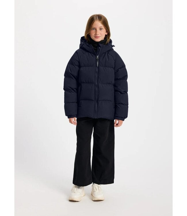 PYRENEX STEN SMOOTH Unisex Hooded Down Jacket Deep Ink