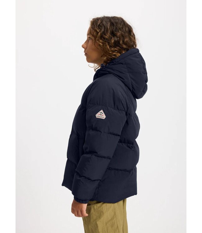 PYRENEX STEN SMOOTH Unisex Hooded Down Jacket Deep Ink