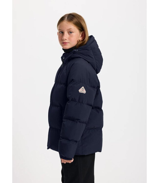 PYRENEX STEN SMOOTH Unisex Hooded Down Jacket Deep Ink