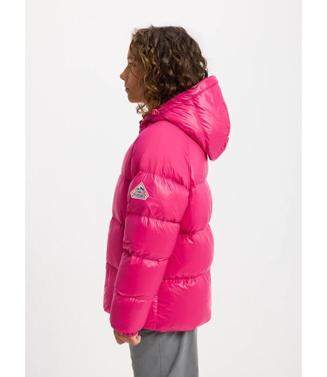 PYRENEX STEN hooded down jacket Cyclamen