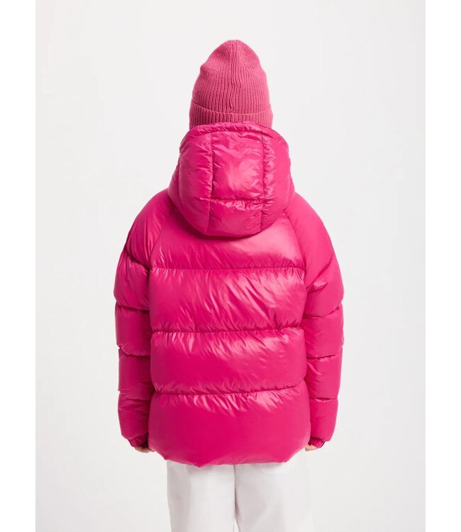 PYRENEX STEN hooded down jacket Cyclamen