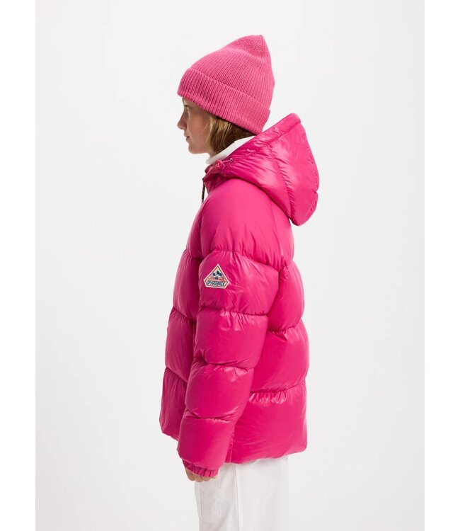 PYRENEX STEN hooded down jacket Cyclamen