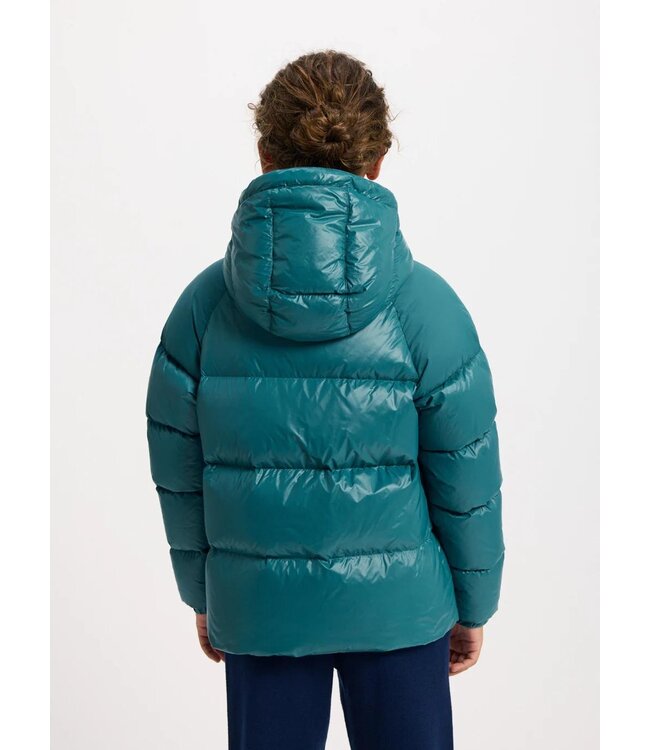 PYRENEX STEN hooded down jacket Deep Lagoon