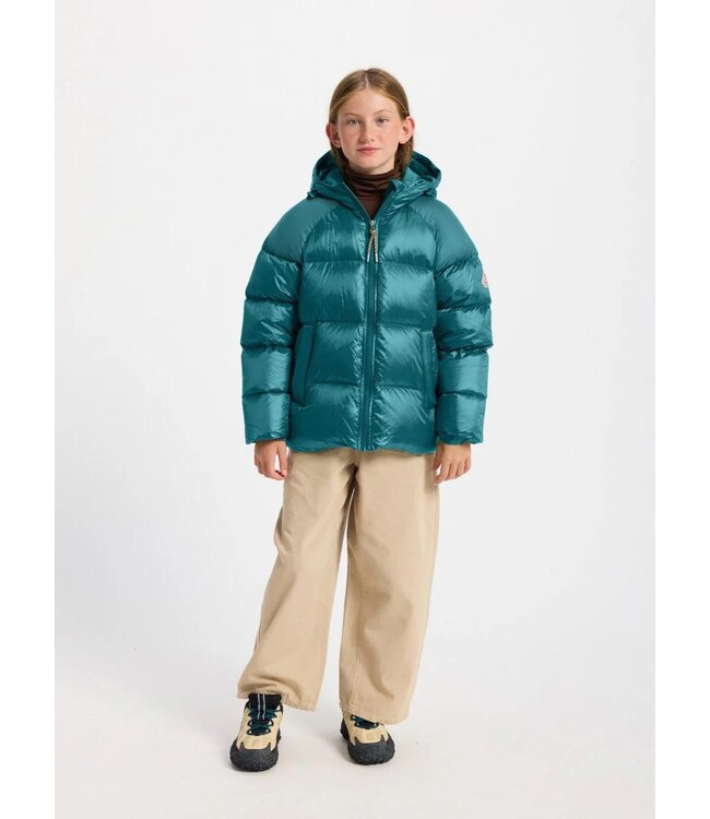 PYRENEX STEN hooded down jacket Deep Lagoon