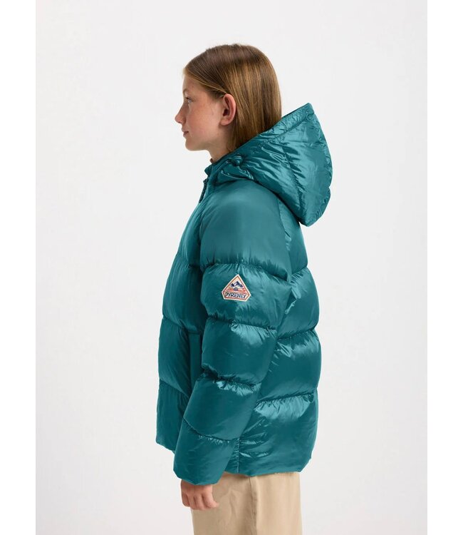 PYRENEX STEN hooded down jacket Deep Lagoon