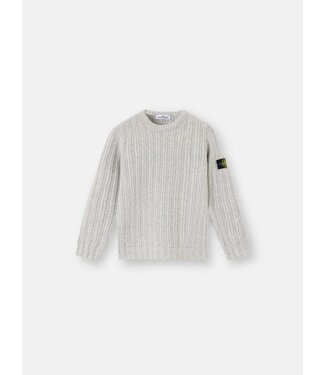 Stone Island CREW NECK MELANGE GREY 510008 S00M7 V0M64