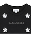 Marc Jacobs T-Shirt Cropped Zwart met bloemen
