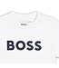 Boss Baby T-Shirt Wit BOSS in het donkerblauw