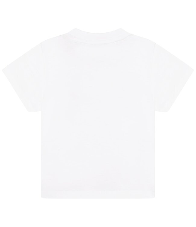 Boss Baby T-Shirt Wit BOSS in het donkerblauw