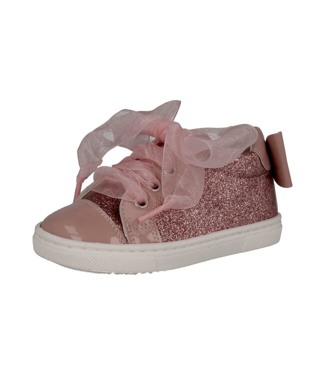 Andanines Sneaker Charol Con Glitter 67 Rosa