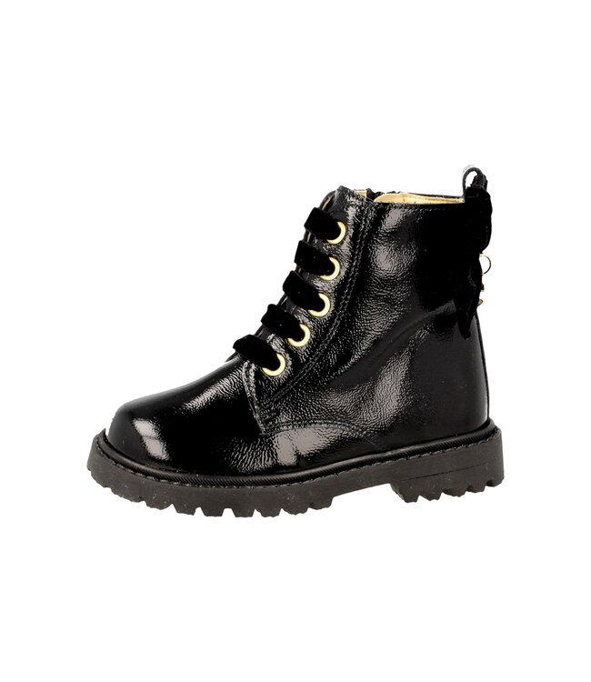 Andanines Laarsje Charol Arrugado Negro