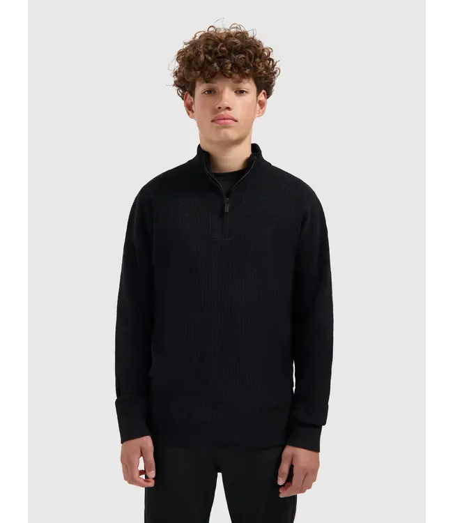 Ballin Junior Original Half Zip Knit Black