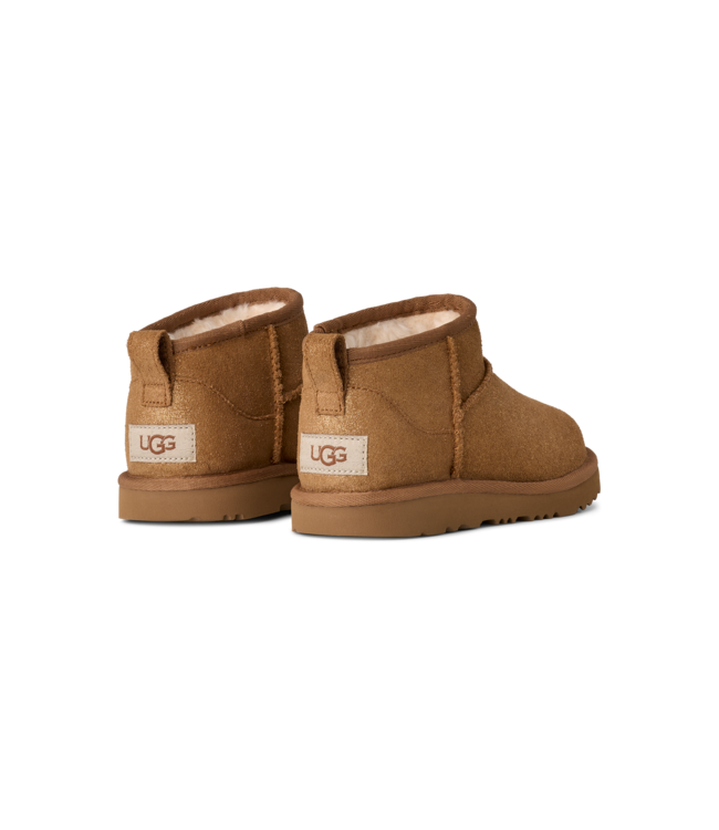 UGG KIDS CLASSIC ULTRA MINI DAZZLE CHESTNUT