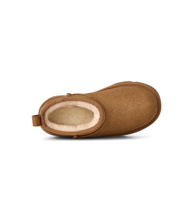 UGG KIDS CLASSIC ULTRA MINI DAZZLE CHESTNUT