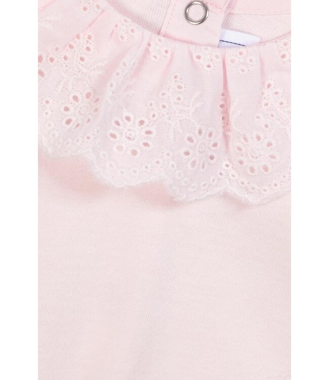 Tartine et Chocolat Romper Roze met Broderie Kraag