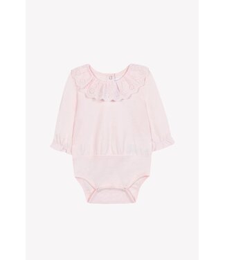 Tartine et Chocolat Romper Roze met Broderie Kraag