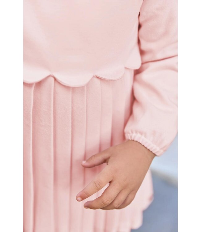 Tartine et Chocolat Jurk Roze met Plisse