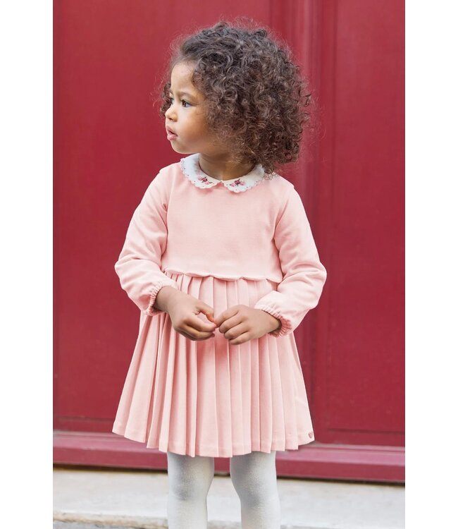 Tartine et Chocolat Jurk Roze met Plisse