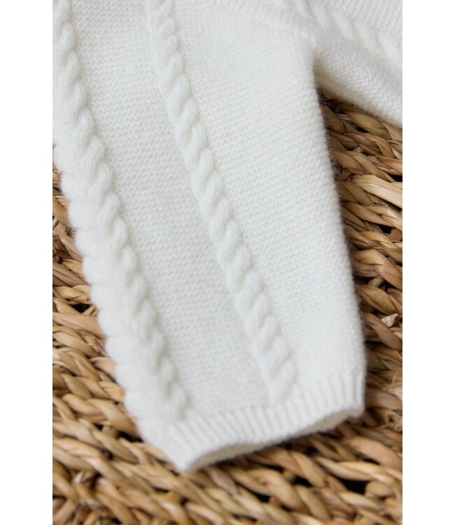 Tartine et Chocolat 2 Delige set Ecru met kabel