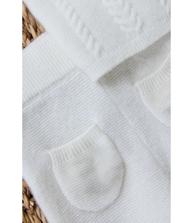 Tartine et Chocolat 2 Delige set Ecru met kabel