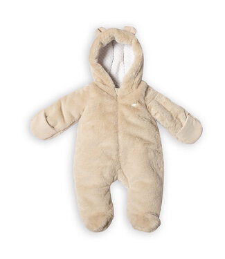 First U HOODED PILOT FUR BEIGE