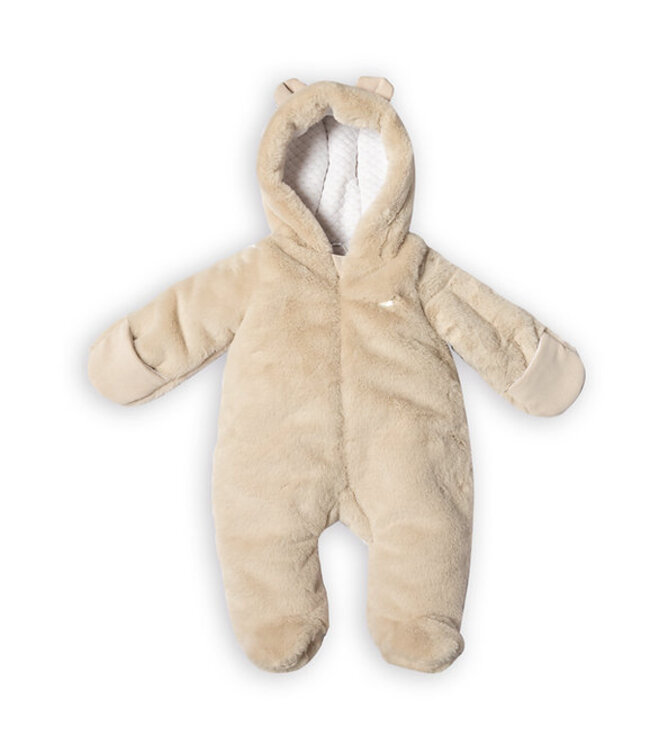 First U HOODED PILOT FUR BEIGE