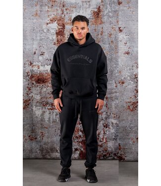 Essentials Junior ADULT TRACKSUIT BLACK