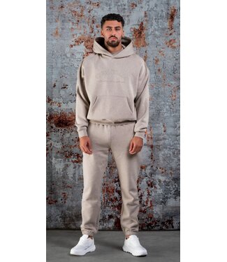 Essentials Junior ADULT TRACKSUIT DARK BEIGE