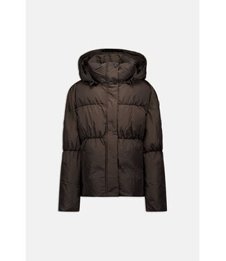 Airforce Maya Puffer Jacket Dark Coffee