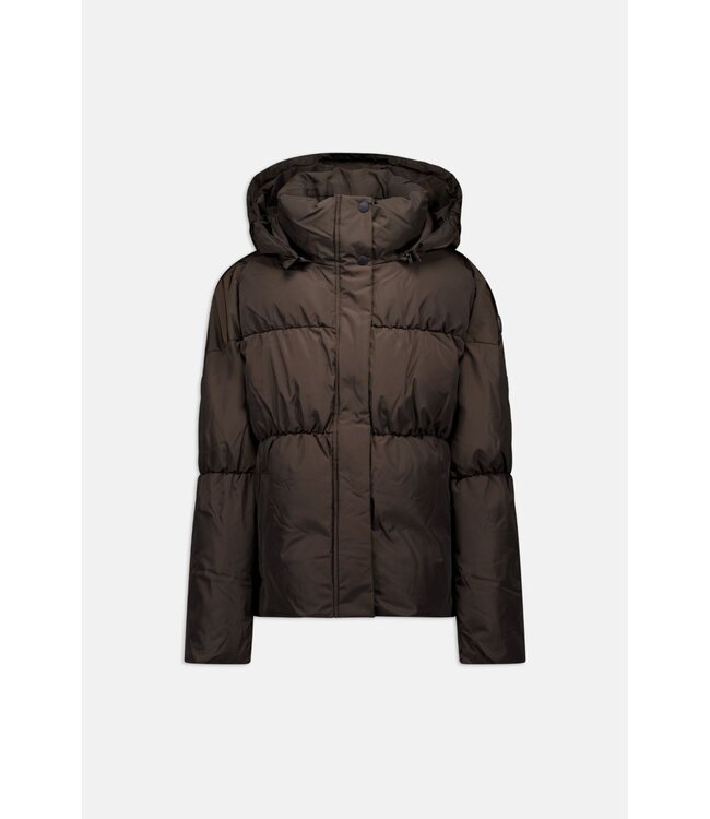 Airforce Maya Puffer Jacket Dark Coffee