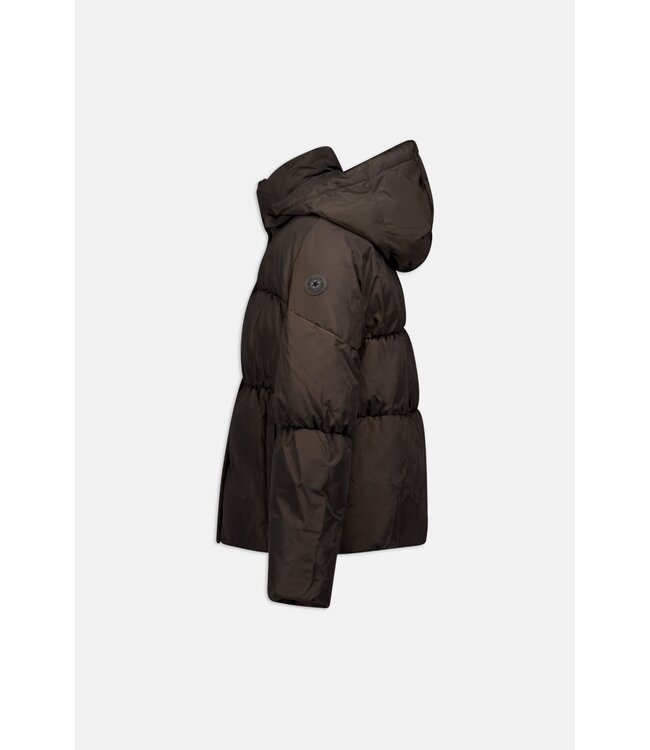 Airforce Maya Puffer Jacket Dark Coffee