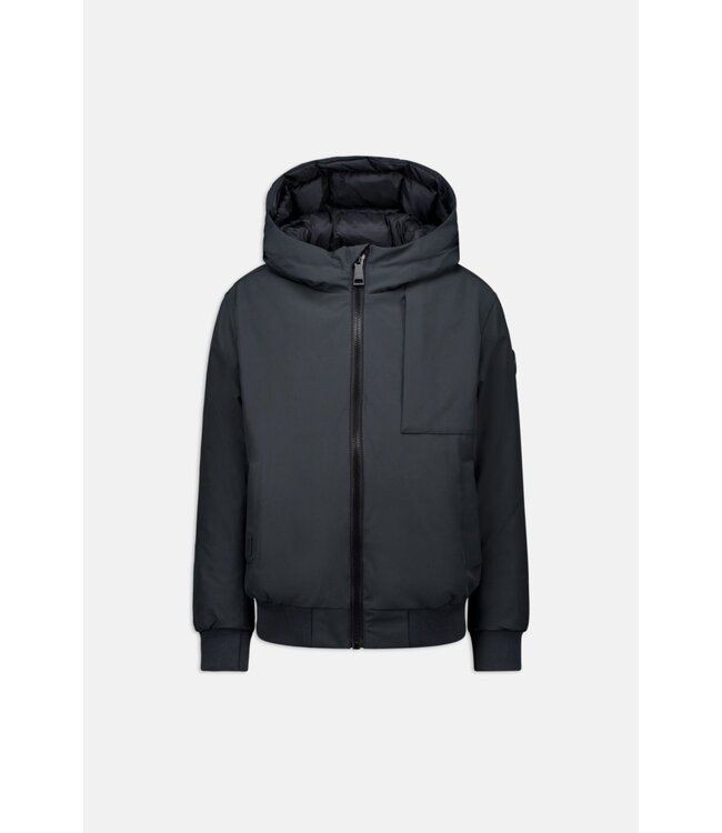 Airforce Hooded Reversible Jacket Gun Metal