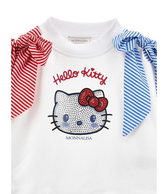 Monnalisa Sweater Wit Hello Kitty