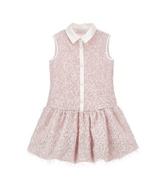 Monnalisa Jurk Roze met Pailletjes