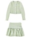 Monnalisa 2 Delige Set Jasje en Rokje Groen met Lurex